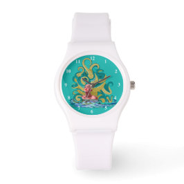 Octopus Woman Watch Horloge