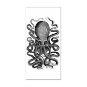 Octopus Wood Art Stamp Rubberstempel (Afrduk)