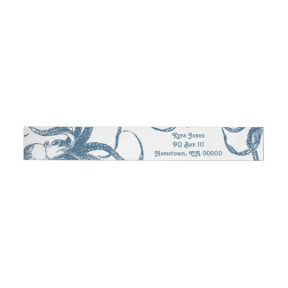 Octopus Wraparound-labels Adreslabel Wikkel