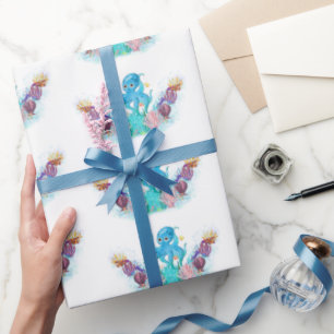 Octopus Wrapingpapier voor baby's uit Zeeen Cadeaupapier