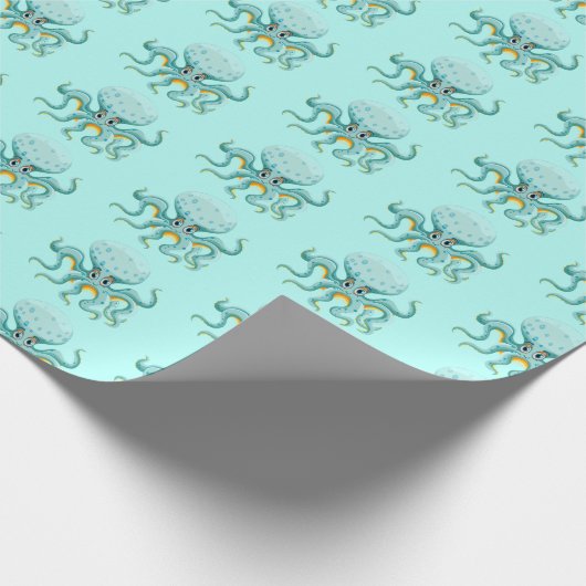 Octopus Wrapping Paper Cadeaupapier (Hoek)