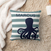 Octopus Zee Dierlijke Nautische Oceaan Nursery Dec Kussen (Deken)