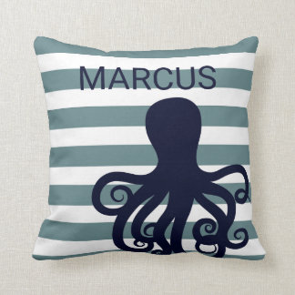 Octopus Zee Dierlijke Nautische Oceaan Nursery Dec Kussen