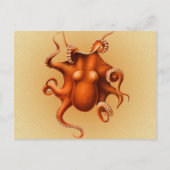 Octopus Zee Monster Creature Cephalapod  Briefkaart (Voorkant)