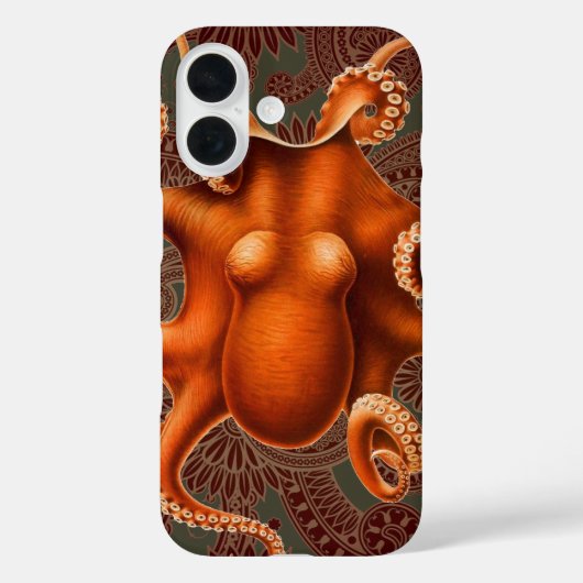 Octopus Zee Monster Creature Cephalapod  Case-Mate iPhone Case (Achterkant)