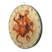 Octopus Zee Monster Creature Cephalapod  Dartbord (Voorkant Rechts)