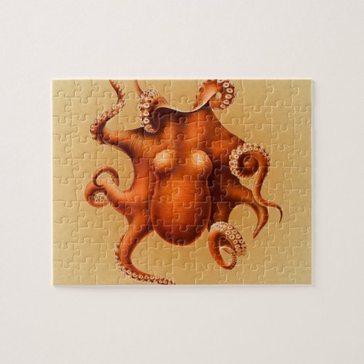 Octopus Zee Monster Creature Cephalapod  Legpuzzel (Horizontaal)