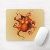 Octopus Zee Monster Creature Cephalapod  Muismat (Met muis)