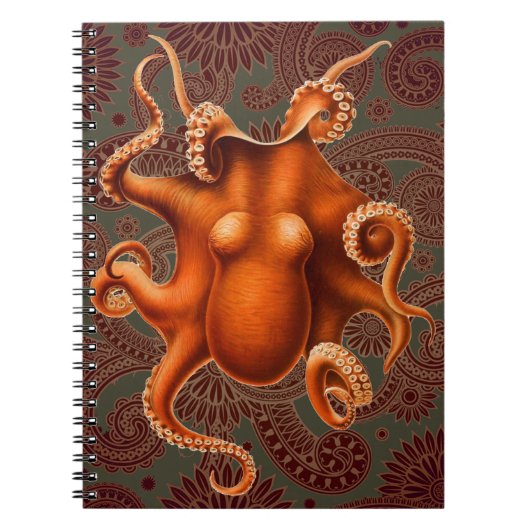 Octopus Zee Monster Creature Cephalapod  Notitieboek (Voorkant)