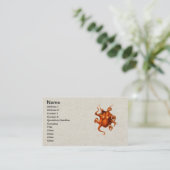 Octopus Zee Monster Creature Cephalapod  Visitekaartje (Staand voorkant)