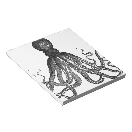  Octopus Zee Ocean Animal Notitieblok (Schuin)