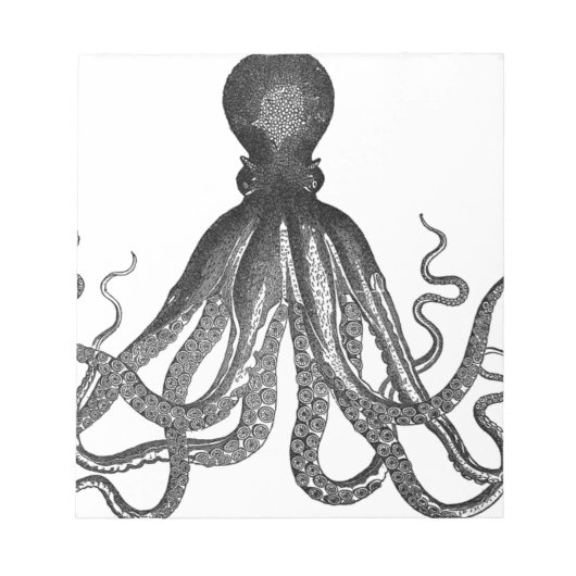  Octopus Zee Ocean Animal Notitieblok (Voorkant)