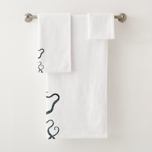 Octopus zee schepsel bad handdoek (Insitu)