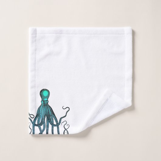 Octopus zee schepsel bad handdoek (Wasdoekje)