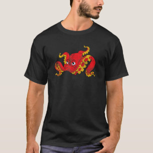 Octopus Zeedier Duiken Oceaan Octopus T-shirt