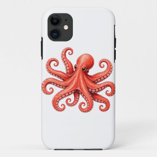 Octopus Zeeleven Oceandier Ontwerp Case-Mate iPhone Case (Achterkant)