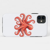 Octopus Zeeleven Oceandier Ontwerp Case-Mate iPhone Case (Achterkant (horizontaal))