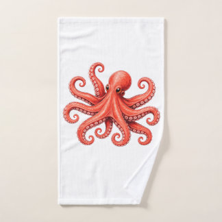 Octopus Zeeleven Oceandier Ontwerp Handdoek