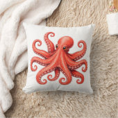 Octopus Zeeleven Oceandier Ontwerp Kussen (Deken)
