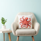 Octopus Zeeleven Oceandier Ontwerp Kussen (Stoel)