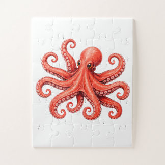 Octopus Zeeleven Oceandier Ontwerp Legpuzzel