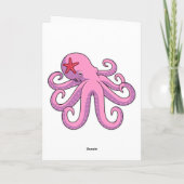 Octopus Zeester Kaart (Achterkant)