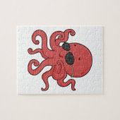Octopus zonnebril legpuzzel (Horizontaal)
