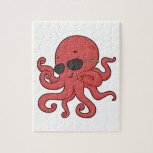 Octopus zonnebril legpuzzel
