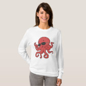 Octopus zonnebril t-shirt (Voorkant volledig)