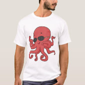 Octopus zonnebril t-shirt (Voorkant)