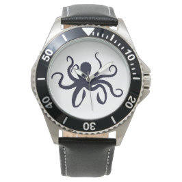 OCTOPUS. ZWARTE OCTOPUS. HORLOGE
