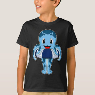 Octopus Zwemmende Reddingsboei T-shirt