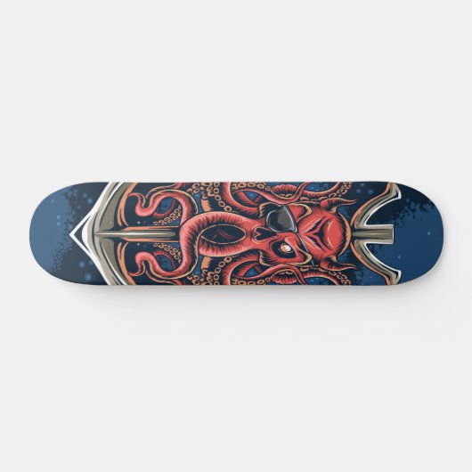 Octopusanker Persoonlijk Skateboard (Horizontaal)