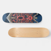 Octopusanker Persoonlijk Skateboard (Horizontaal)