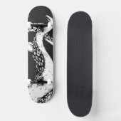 octopusarmen op een zwarte skateboard (Voorkant)