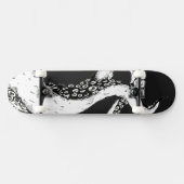 octopusarmen op een zwarte skateboard (Horizontaal)