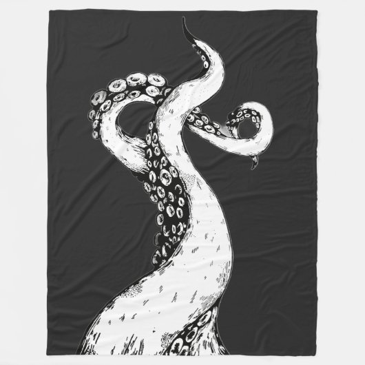 octopusarmen op zwarte deken (Voorkant)