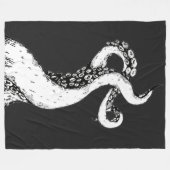 octopusarmen op zwarte deken (Voorkant (Horizontaal))