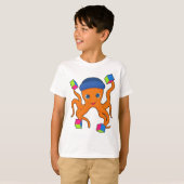 Octopusblokjes T-shirt (Voorkant volledig)