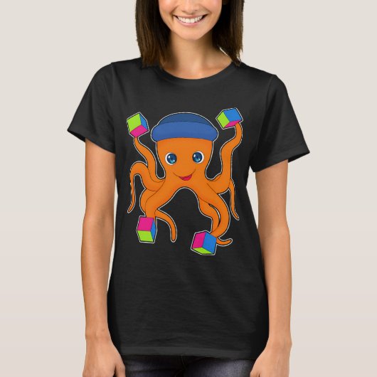 Octopusblokjes T-shirt (Voorkant)