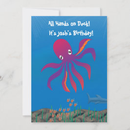 Octopusfeestje Kaart