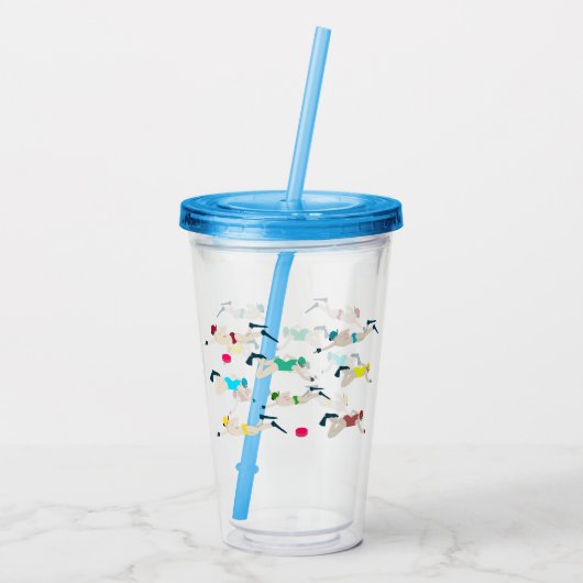 Octopush Acryl Drinkbeker (Achterkant)