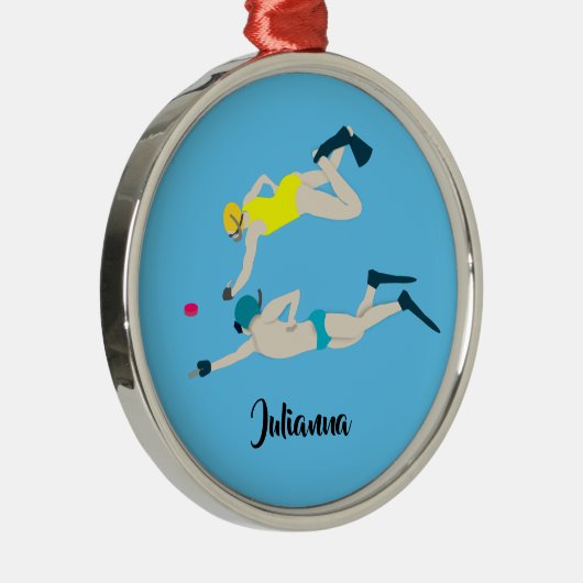 Octopush Metalen Ornament (Rechts)