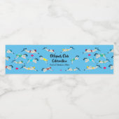 Octopush Waterfles Etiket (Enkel label)