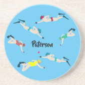 Octopush Zandsteen Onderzetter (Voorkant)