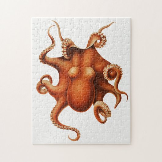 octopusillustratie legpuzzel (Verticaal)