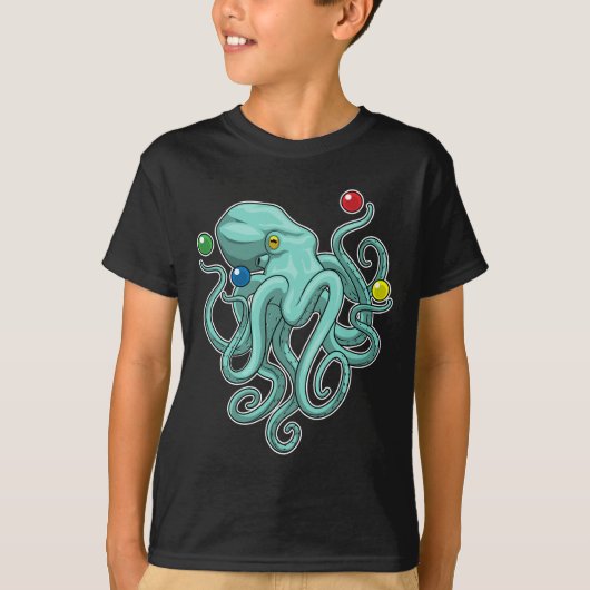 Octopusjongleur T-shirt (Voorkant)