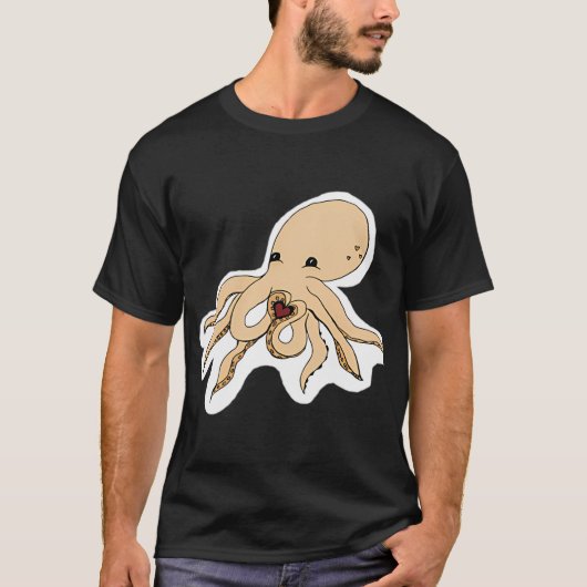 Octopusliefde T-shirt (Voorkant)