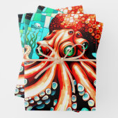 Octopusmozaïek Inpakpapier Vel (In situ)