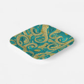 Octopuspapier Borden Papieren Bordje (Gebogen)